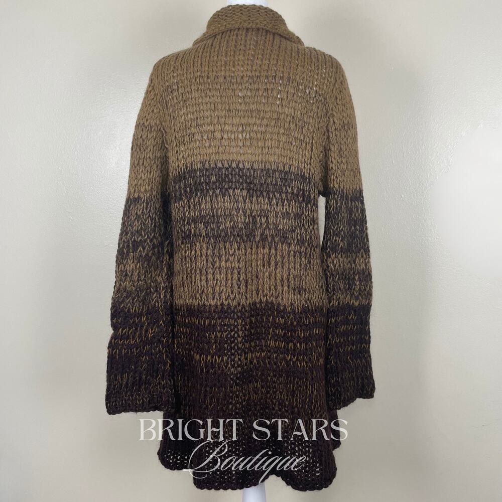 Rare Vintage Knit Ombre Knit Duster Cardigan ASO Mary-Kate Olsen ALT Willow - Picture 6 of 12